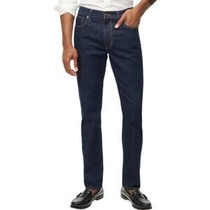 J Crew Mens Straight Fit Jean Signature Flex Dark Rinse Wash Stretch 33x32